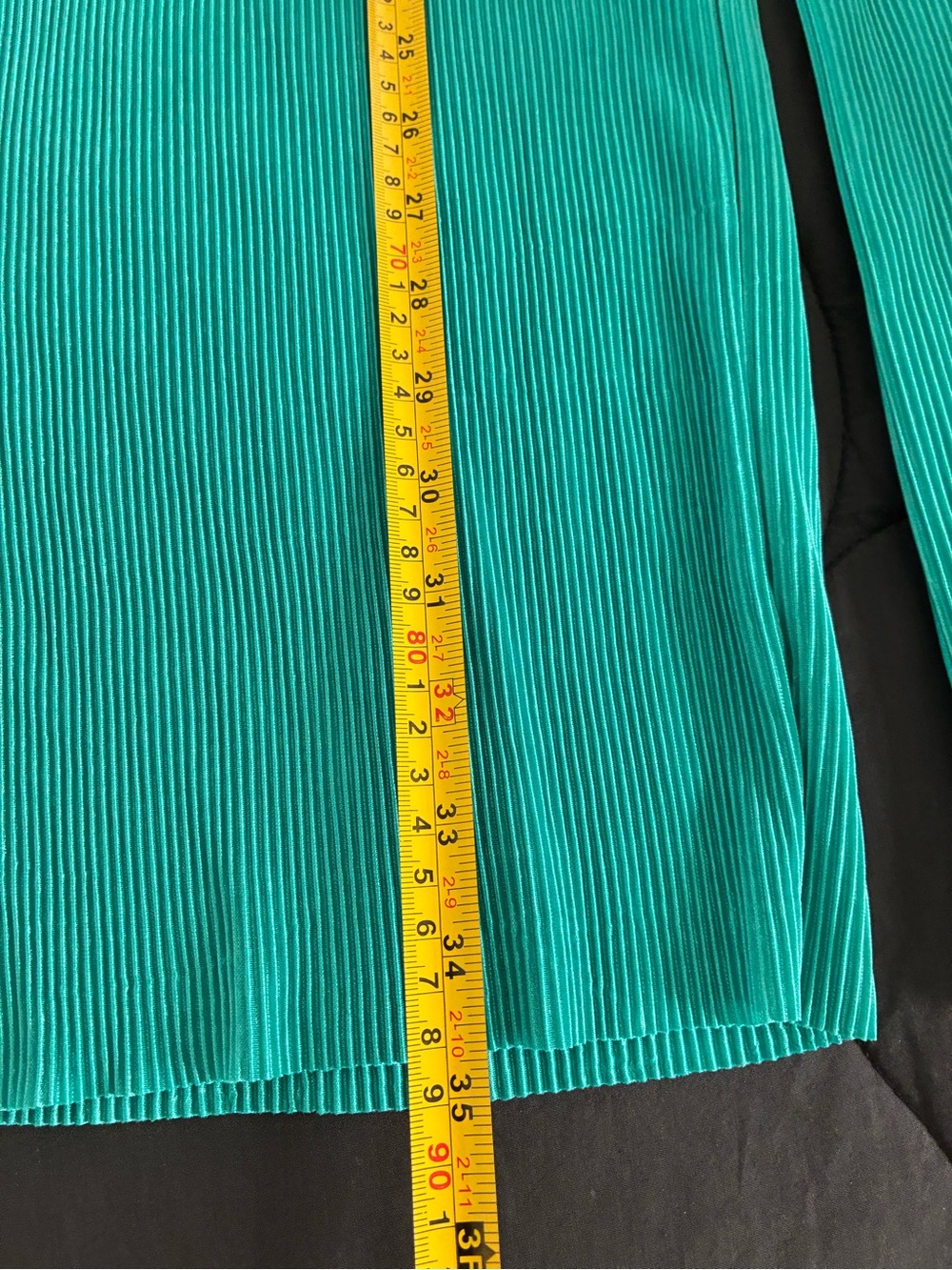 NWT RO&DE Women's Turquoise Ribbed V-Neck Long Matching Set - Picture 10 of 15